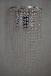 Hanging Cut Crystal  Drops Modern Luxury Wall Lights- 6806-Chrome