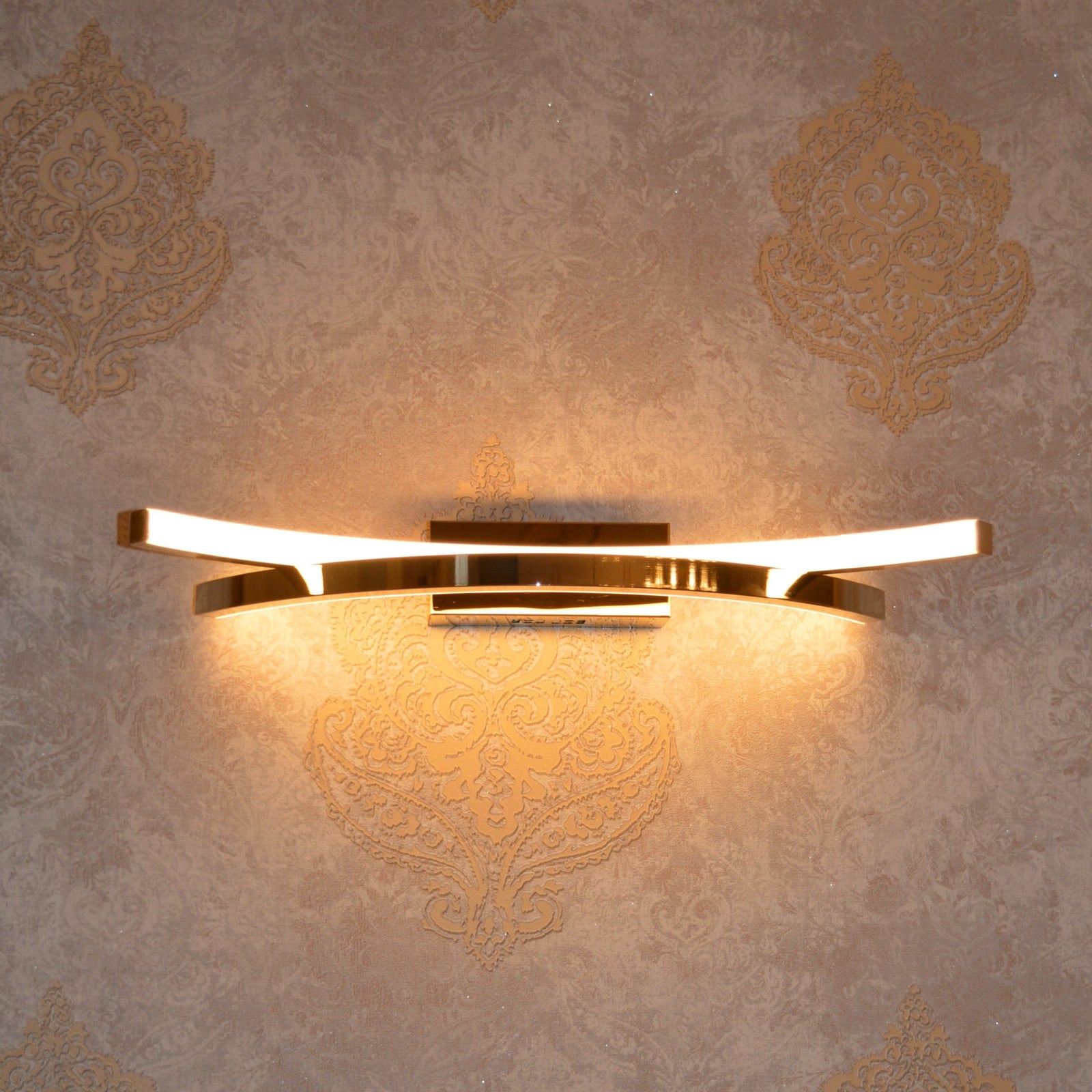 Warm LED Wall Lights-MB220523-Chrome & Gold