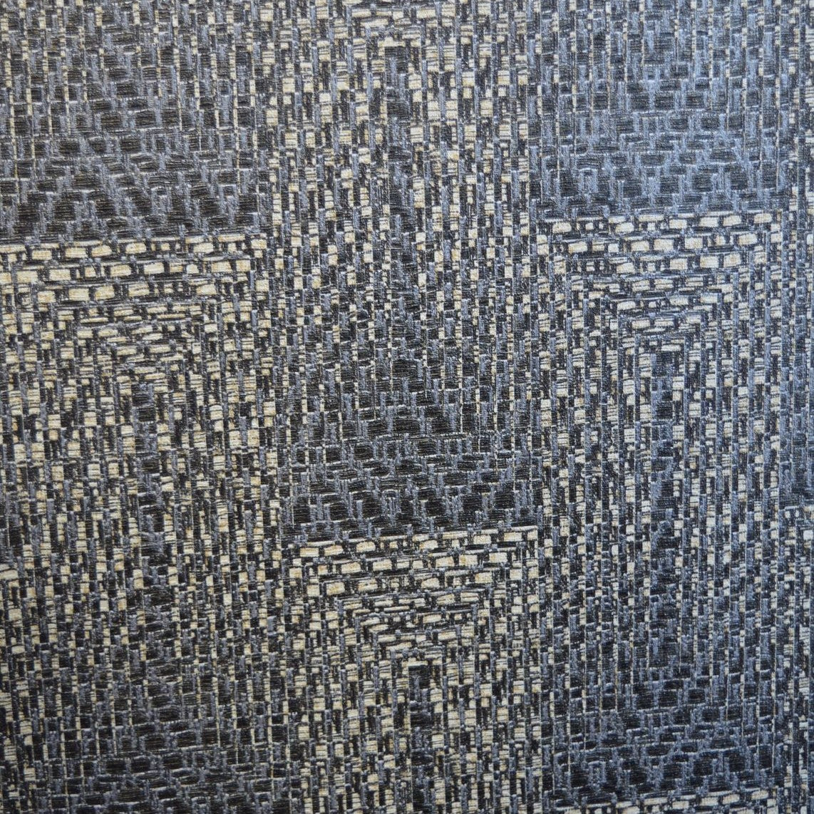 3D Geometric Print -Grey, Cream & Black Colour Wallpapers-BU12401