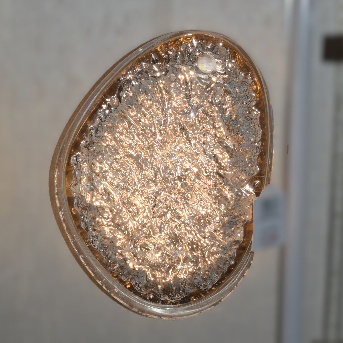 Almond Shape diffusers with an ice effect  Modern Wall mount LED Lights  -2310-1DW