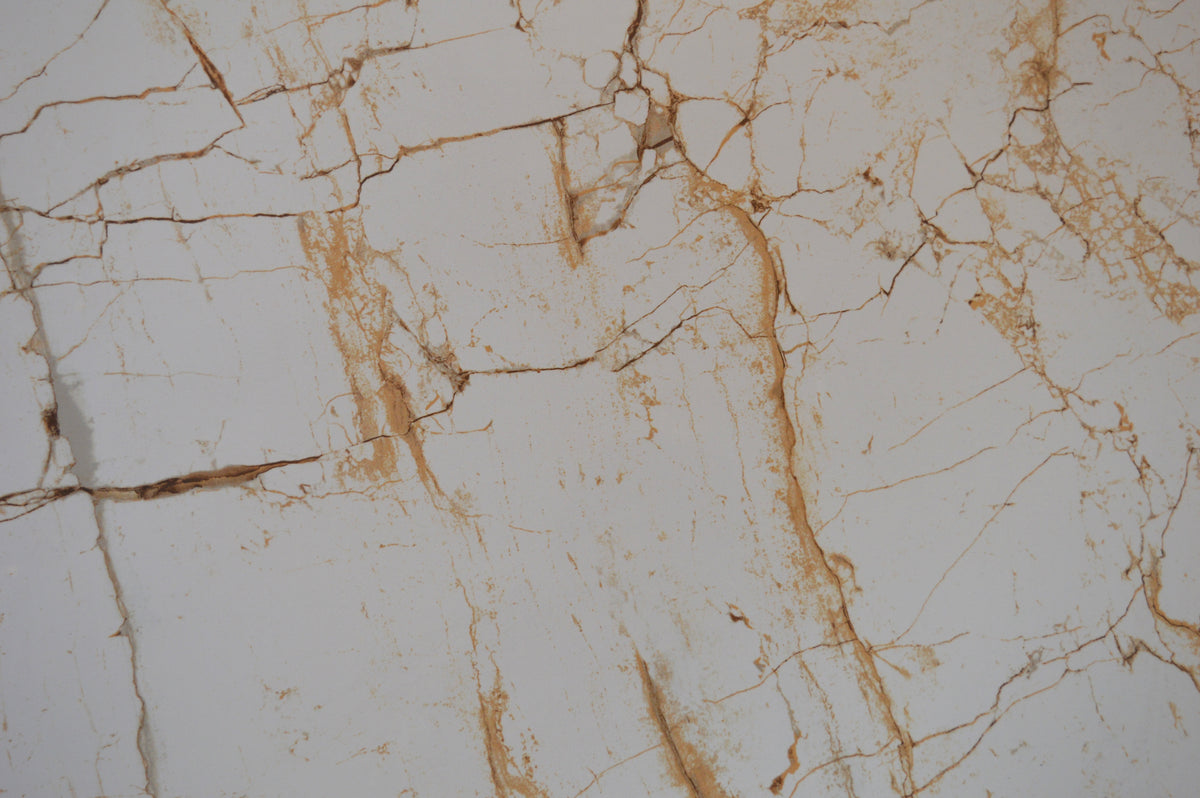 Cream with Gold Marble Effect Glossy Porcelain Tiles Wall & Floor Tiles-600*600*10.5mm-B6104-polished