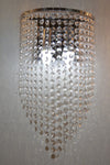 Hanging Cut Crystal  Drops Modern Luxury Wall Lights- 6806-Chrome