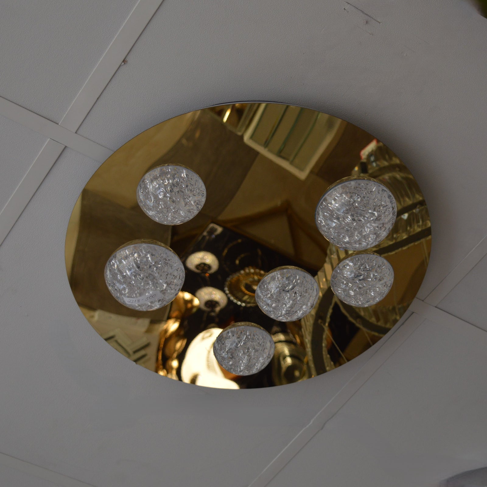 Modern Moon Style Flushmount LED Ceiling Lights Gold-2318-800, 500 & 400