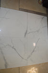 White Marble Effect Glossy Porcelain Tiles Wall & Floor Tiles-600*600*10.5mm-ELN05560S