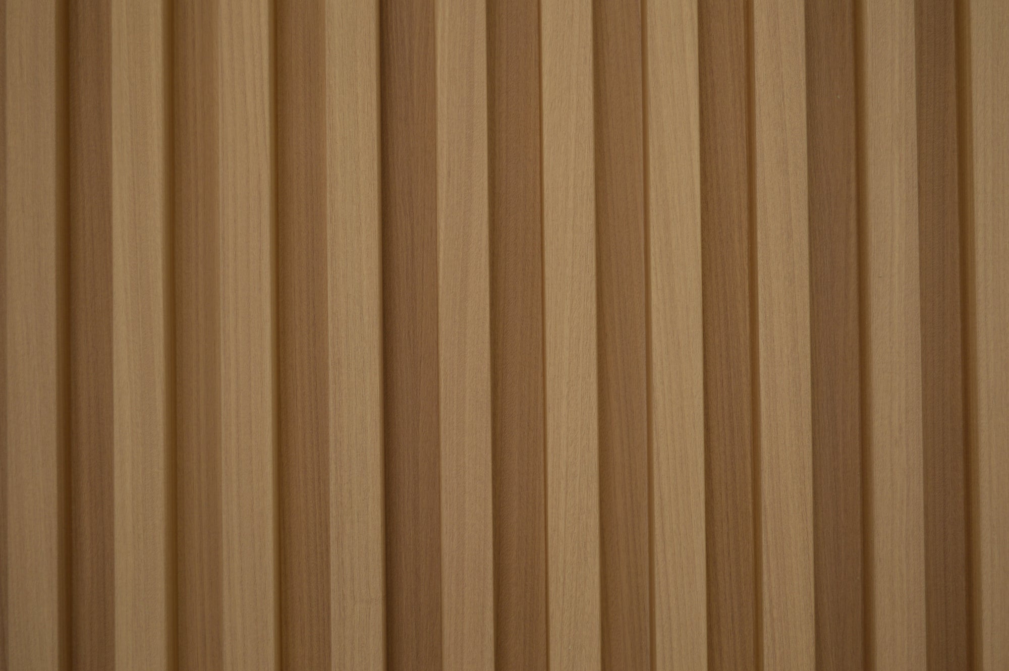Décor Slat Wall Panels in Wood Look finish-PWC Plastic Waterproof