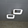 Squares & Rings Acrylic Panel LED Flush Mount Ceiling Lights -Colour Changing Feature -4032 & 6221