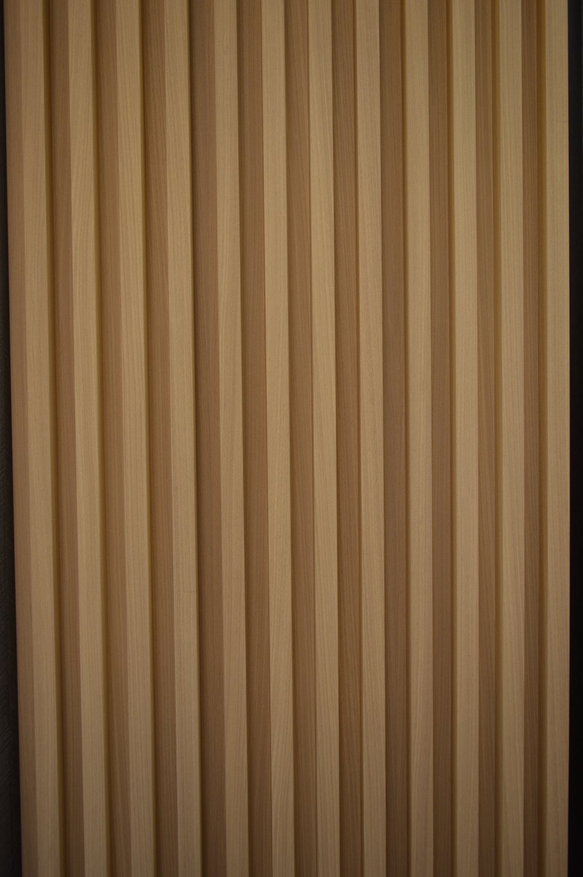 Décor Slat Wall Panels in Wood Look finish-PWC Plastic Waterproof