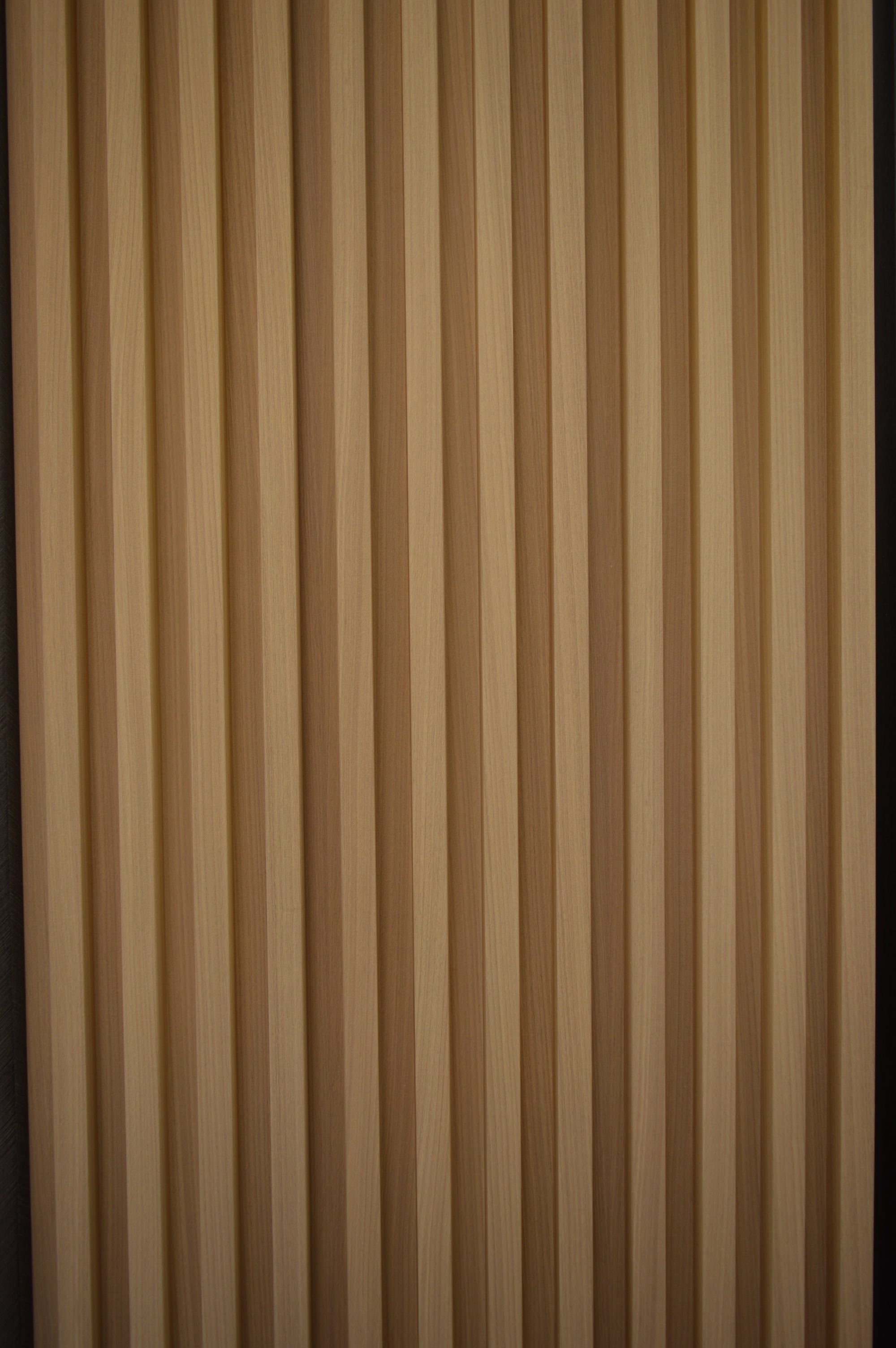 Décor Slat Wall Panels in Wood Look finish-PWC Plastic Waterproof