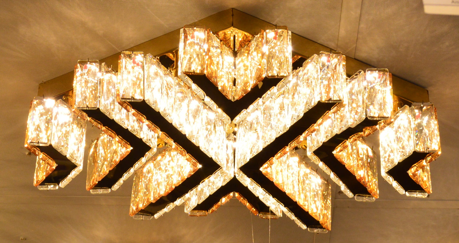 Gold Crystal LED Wall Light Modern Decorative Indoor Wall