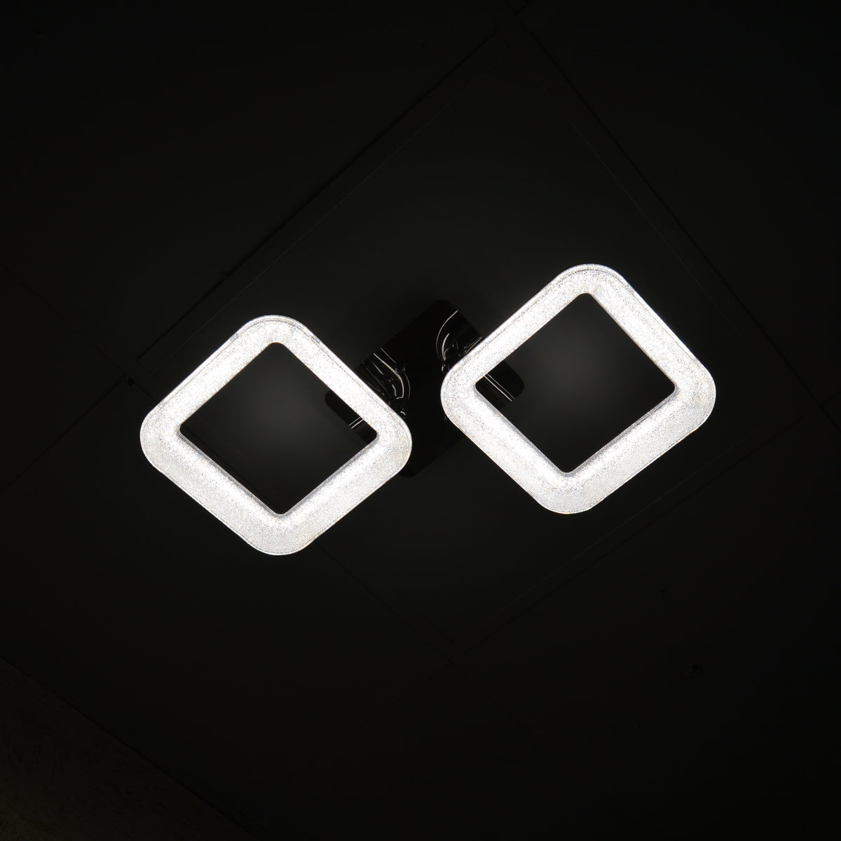 Squares & Rings Acrylic Panel LED Flush Mount Ceiling Lights -Colour Changing Feature -6221
