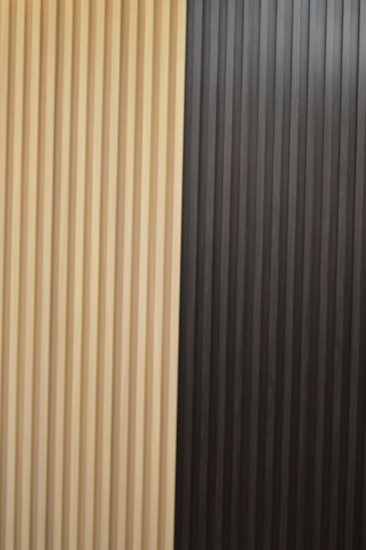 Décor Slat Wall Panels in Wood Look finish-PWC Plastic Waterproof