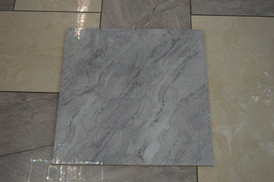 Grey Marble Effect Polished Porcelain Tiles Wall & Floor Tiles-600*600*10.5mm & 300*600*10.5mm-ELN05560S