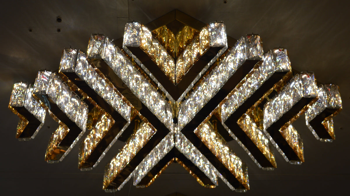 Gold Crystal LED Wall Light Modern Decorative Indoor Wall