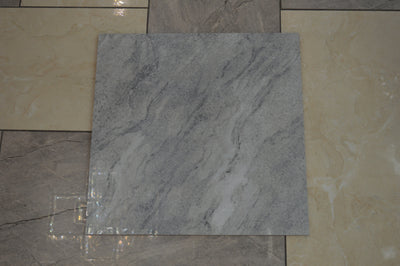 Grey Marble Effect Polished Porcelain Tiles Wall & Floor Tiles-600*600*10.5mm & 300*600*10.5mm-ELN05560S