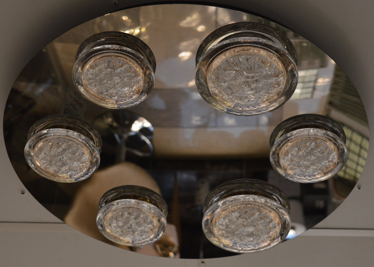 Crystal LED Ceiling Light Circular Shape Colour Changing Dimmable