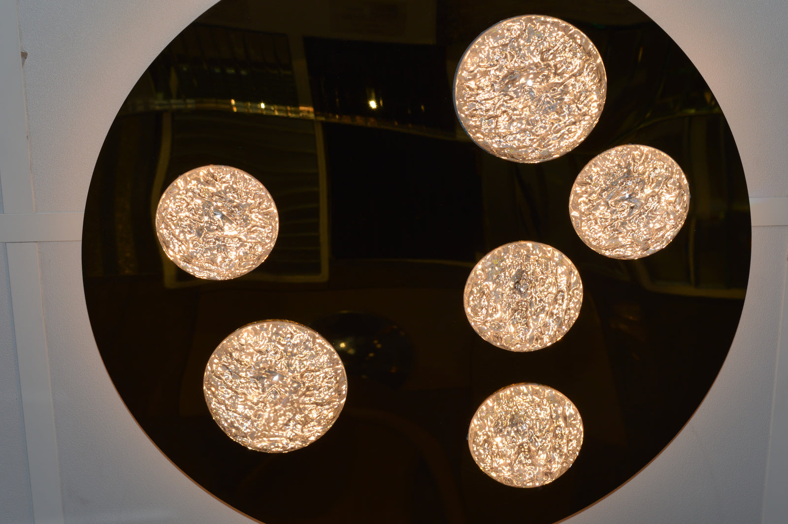 Modern Moon Style Flushmount LED Ceiling Lights Gold-2318-800, 500 & 400