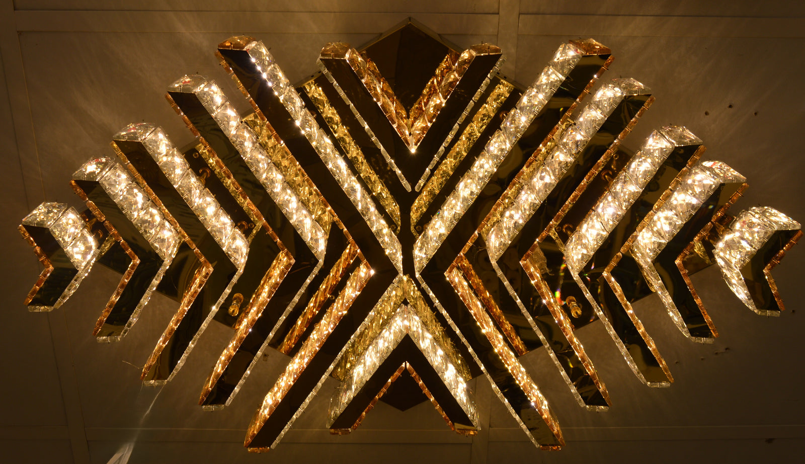 Gold Crystal LED Wall Light Modern Decorative Indoor Wall