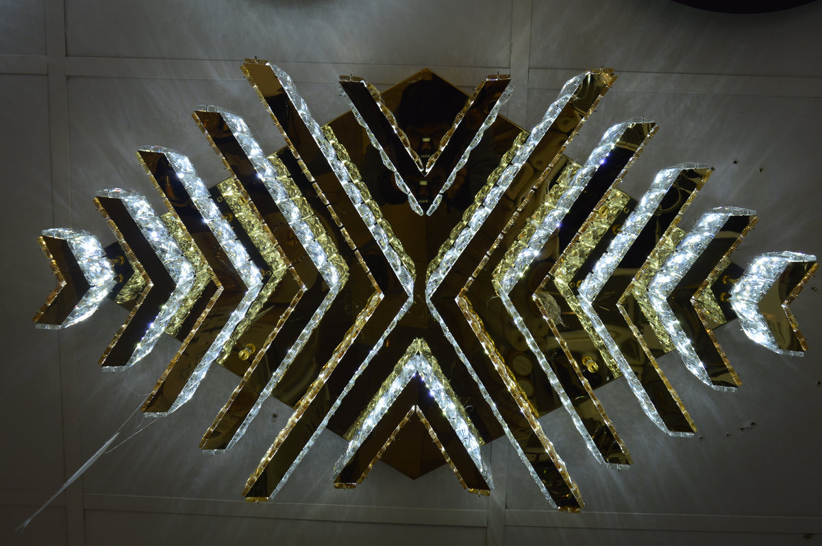Gold Crystal LED Wall Light Modern Decorative Indoor Wall