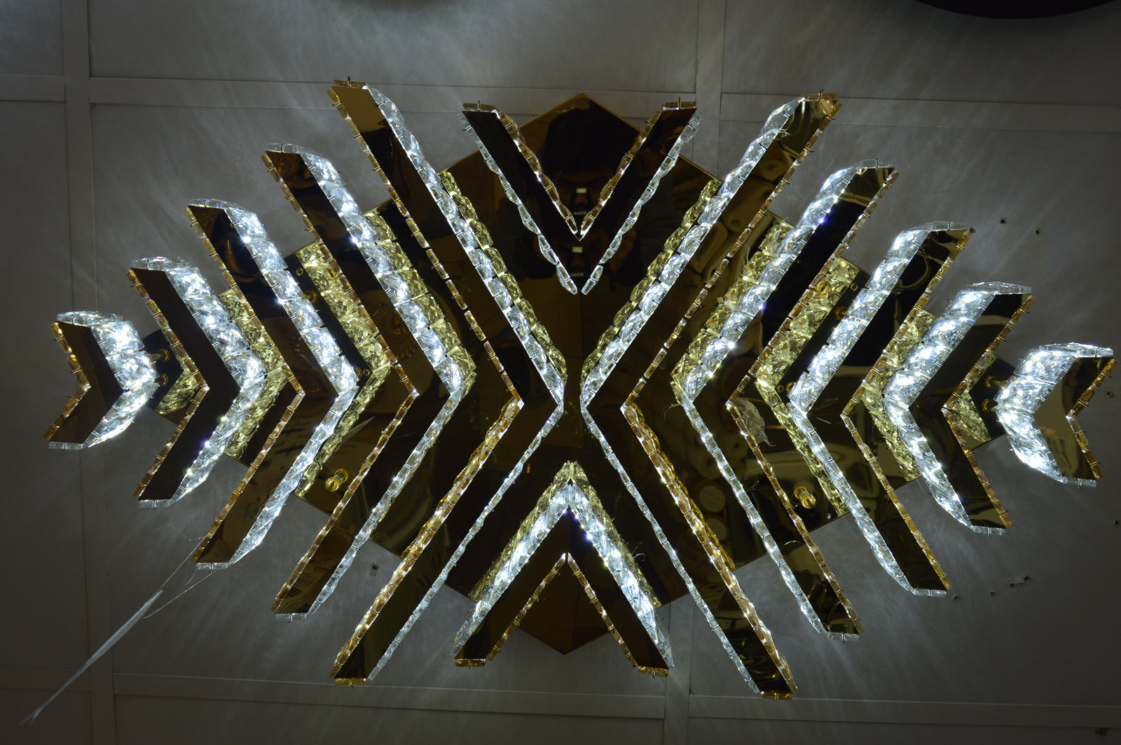 Gold Crystal LED Wall Light Modern Decorative Indoor Wall