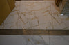 Cream with Gold Marble Effect Glossy Porcelain Tiles Wall & Floor Tiles-600*600*10.5mm-B6104-polished