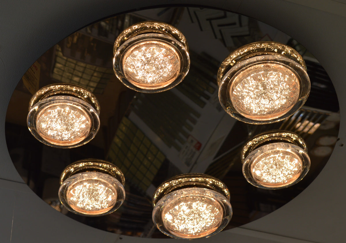 Crystal LED Ceiling Light Circular Shape Colour Changing Dimmable