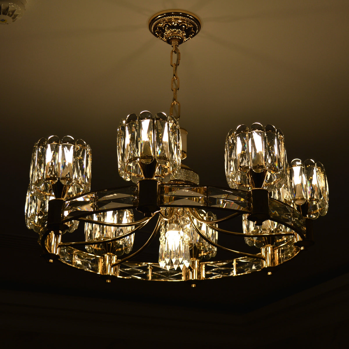 Modern Crystal Chandeliers-with Different sizes-6851-6head & 8head