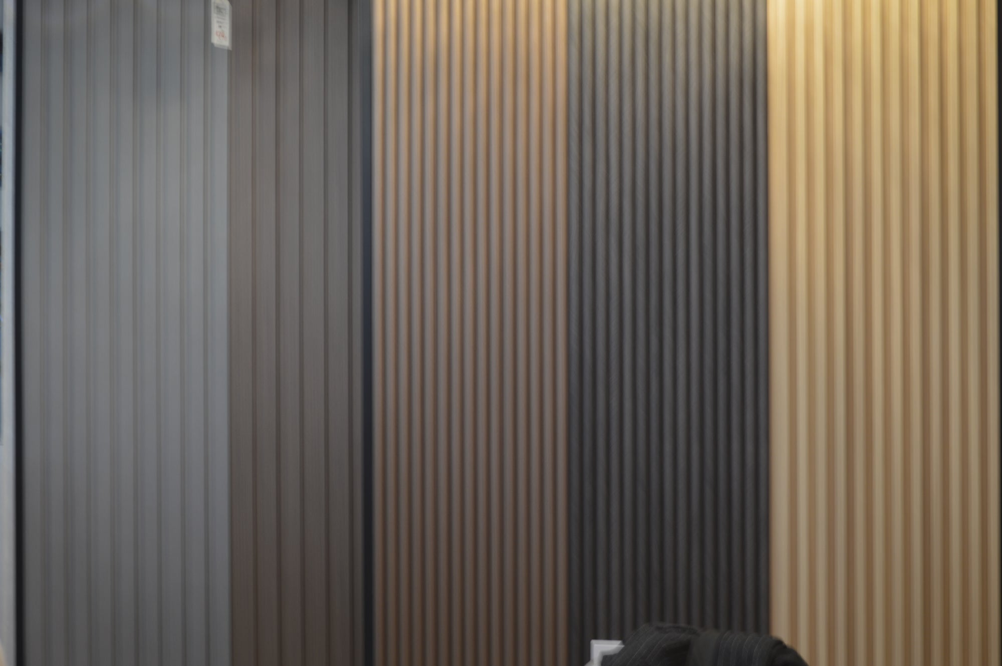 Décor Slat Wall Panels in Wood Look finish-PWC Plastic Waterproof