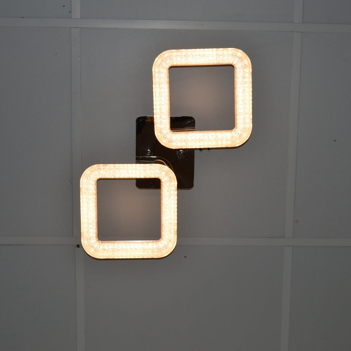 Squares & Rings Acrylic Panel LED Flush Mount Ceiling Lights -Colour Changing Feature -6221