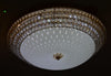 LED Crystallic Flushmount Ceiling Light with colour changing features- 8088-800 & 600 Gold