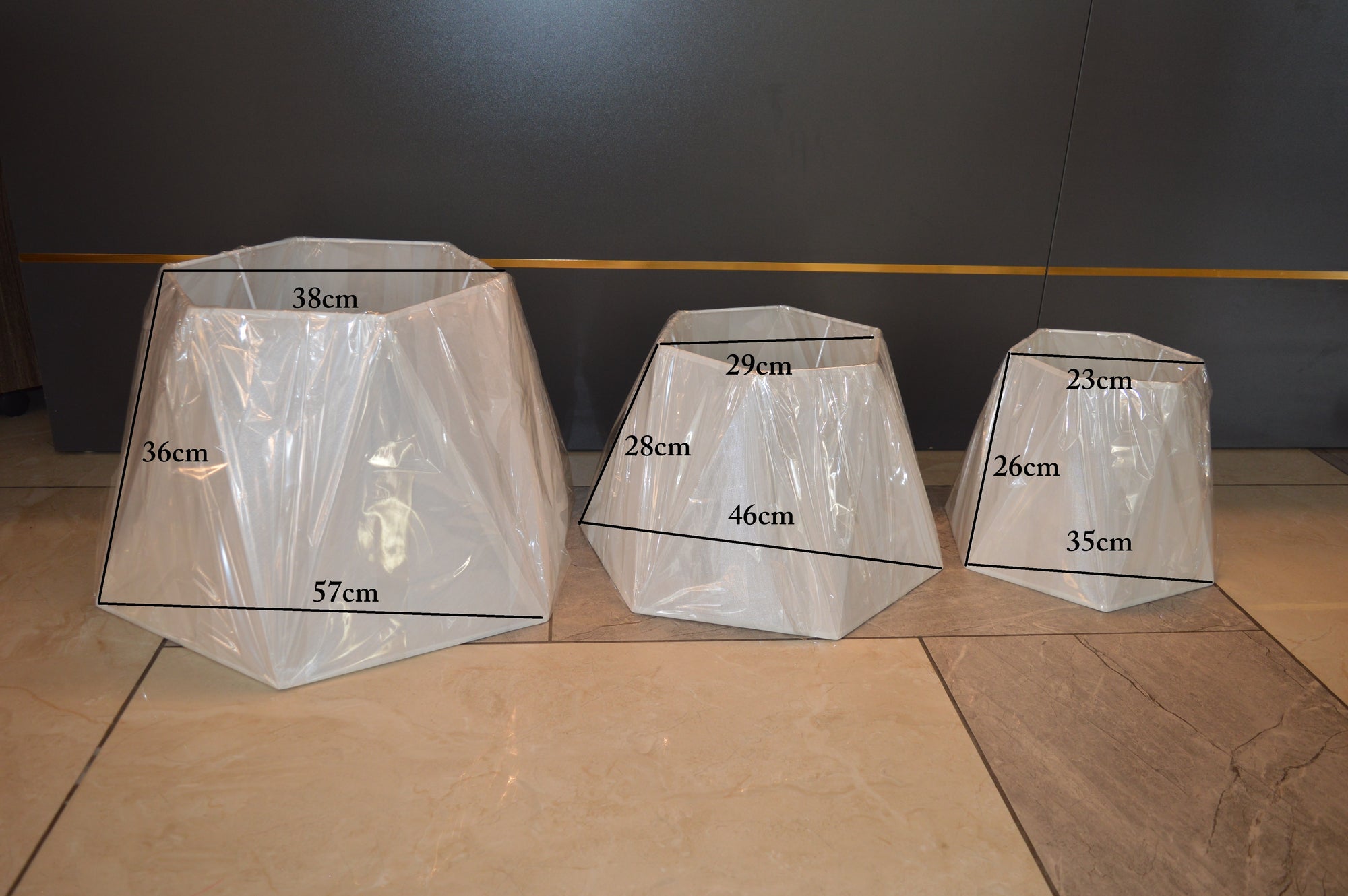 Modern Lamp Shades for the Table & Floor Lamps Available Black & White