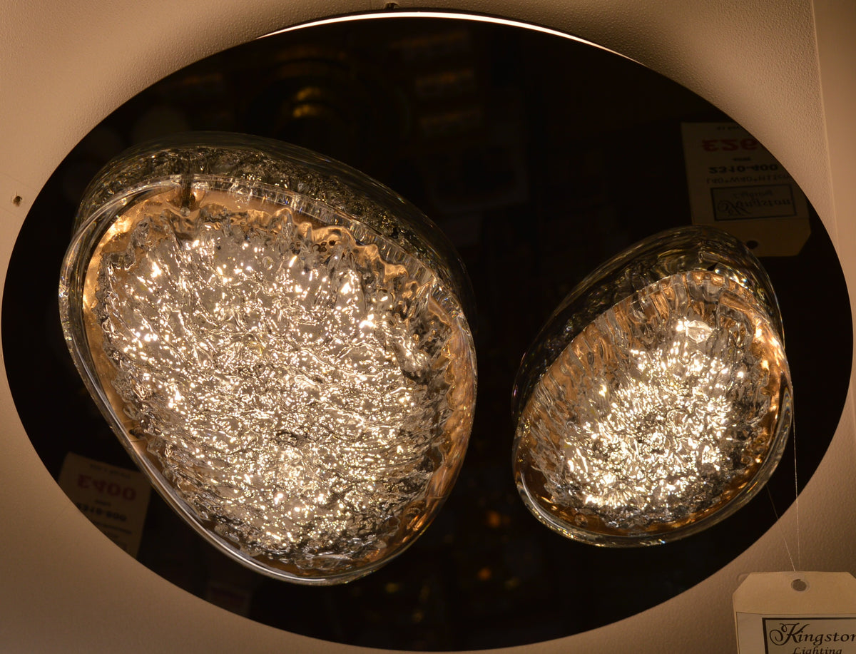 Modern Circular LED Disc Ceiling Light – 3 Sizes – Colour Changing &amp; Dimmable