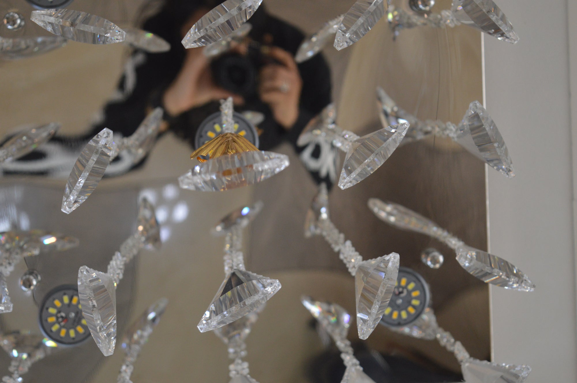 Crystal Model Flushmount Ceiling Light Silver-9400-400*400
