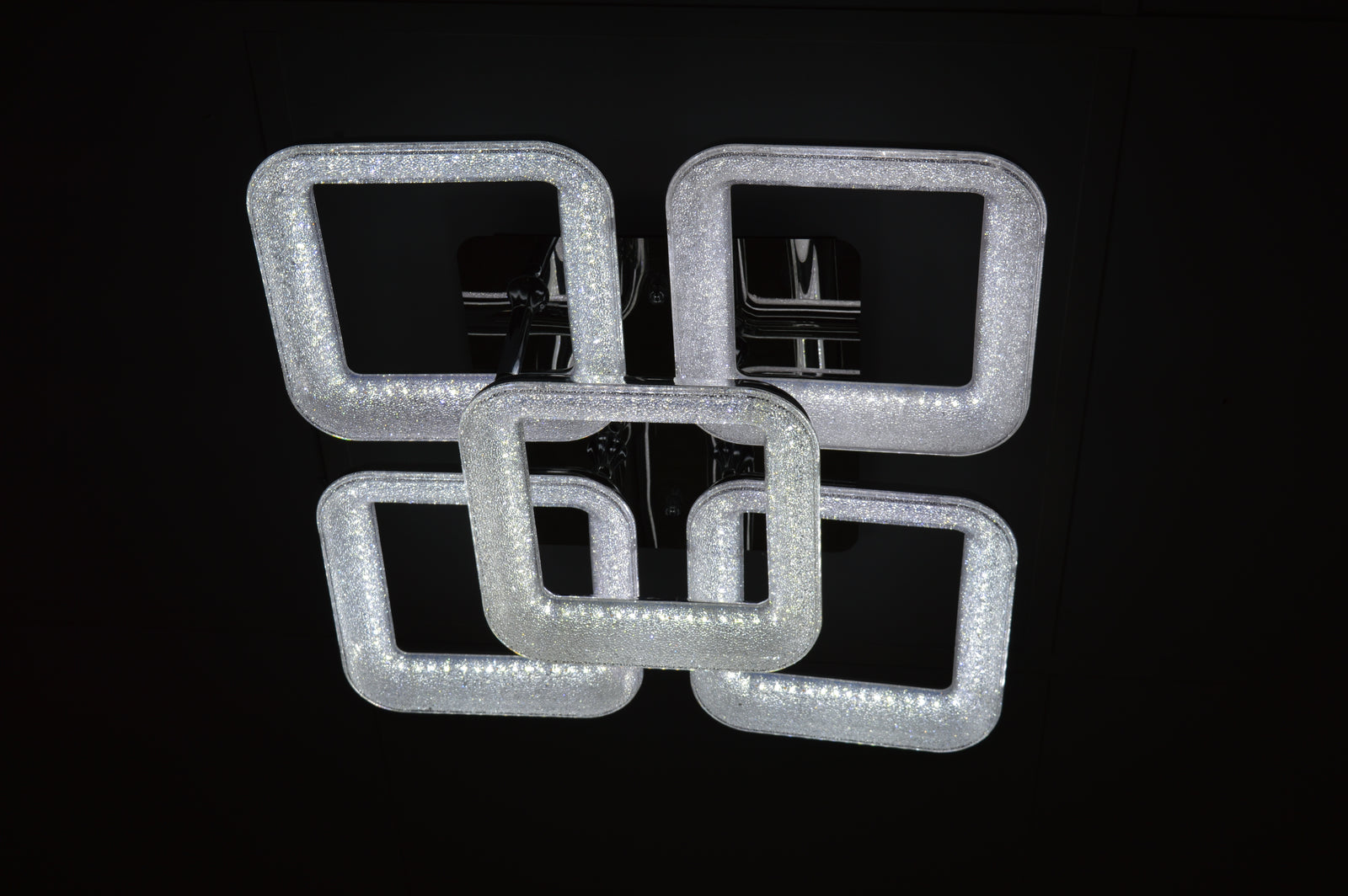 Squares & Rings Acrylic Panel LED Flush Mount Ceiling Lights -Colour Changing Feature -6221