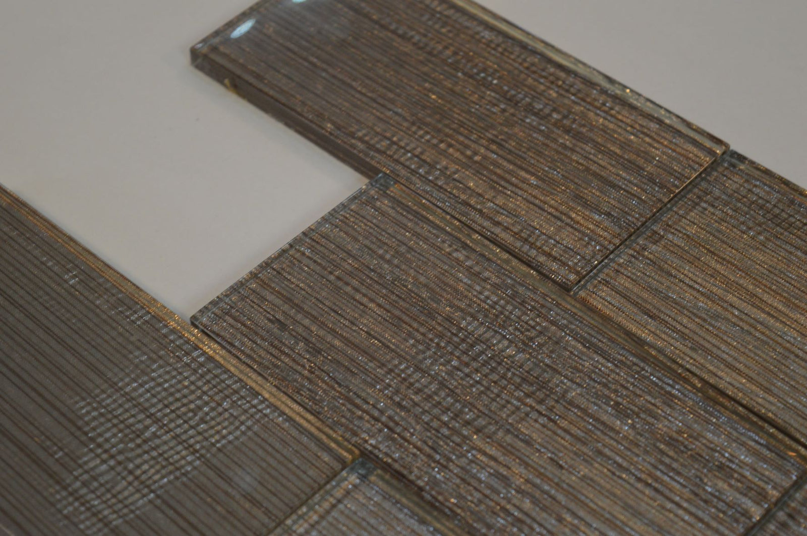 Brown Metro Glass Mosaic Tiles-75*150*8mm-90tiles-1m2-JH14-B(Brown)