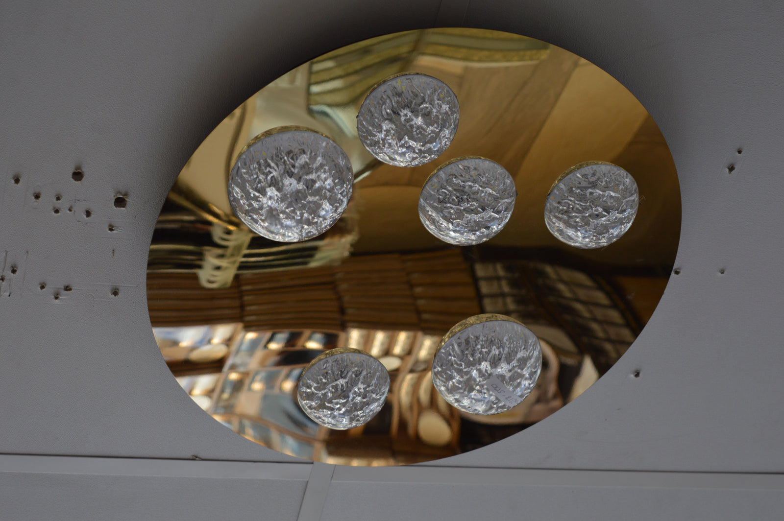 Modern Moon Style Flushmount LED Ceiling Lights Gold-2318-800, 500 & 400