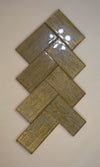 Gold Metro Glass Mosaic Tiles-75*150*8mm-90tiles-1m2-JH13-Gold