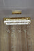 Rectangle Crystallic LED Pendant Ceiling Lights with hanging crystals -Colour Changing Dimmable with Remote Control-6001-700-210