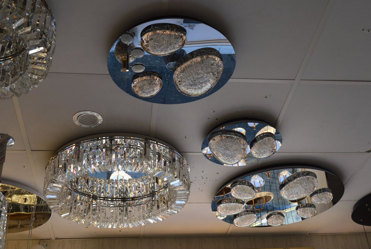 Almond Shape diffusers with an ice effect  Modern Wall mount LED Lights  -2310-1DW