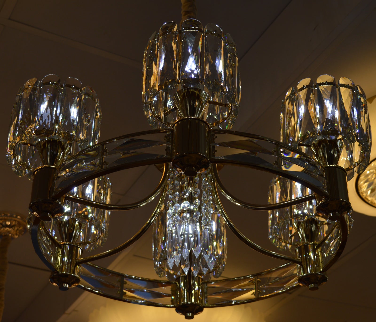 Luxury Modern Crystal Chandelier Pendant Ceiling Light Gold Lighting Fixture Home Decor