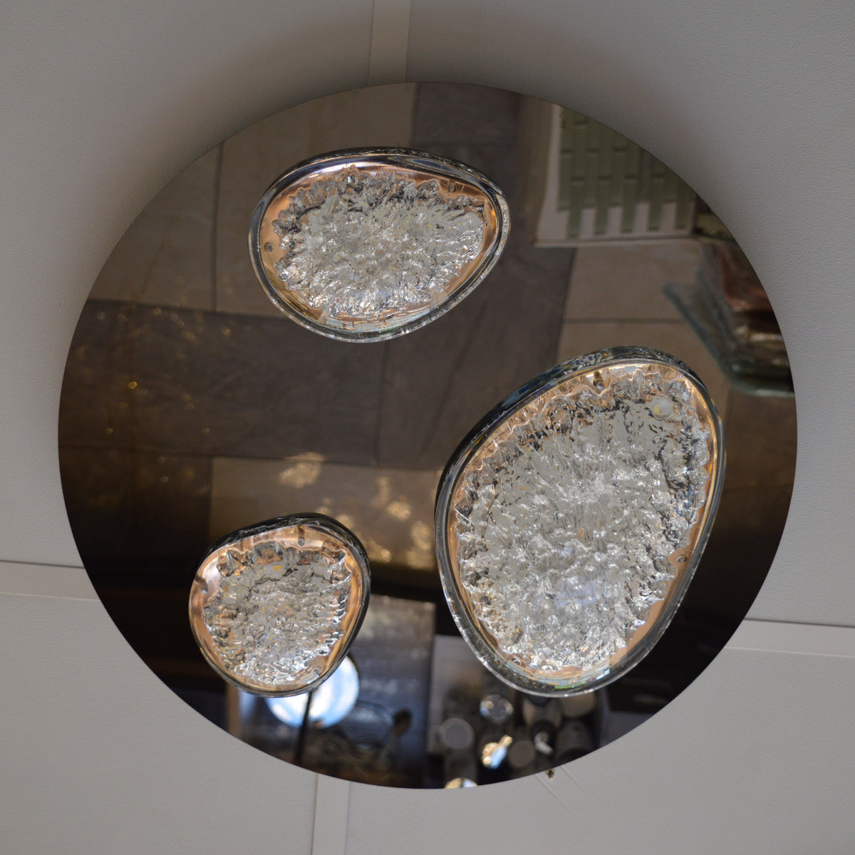 Almond Shape diffusers with an ice effect  Modern Wall mount LED Lights  -2310-1DW