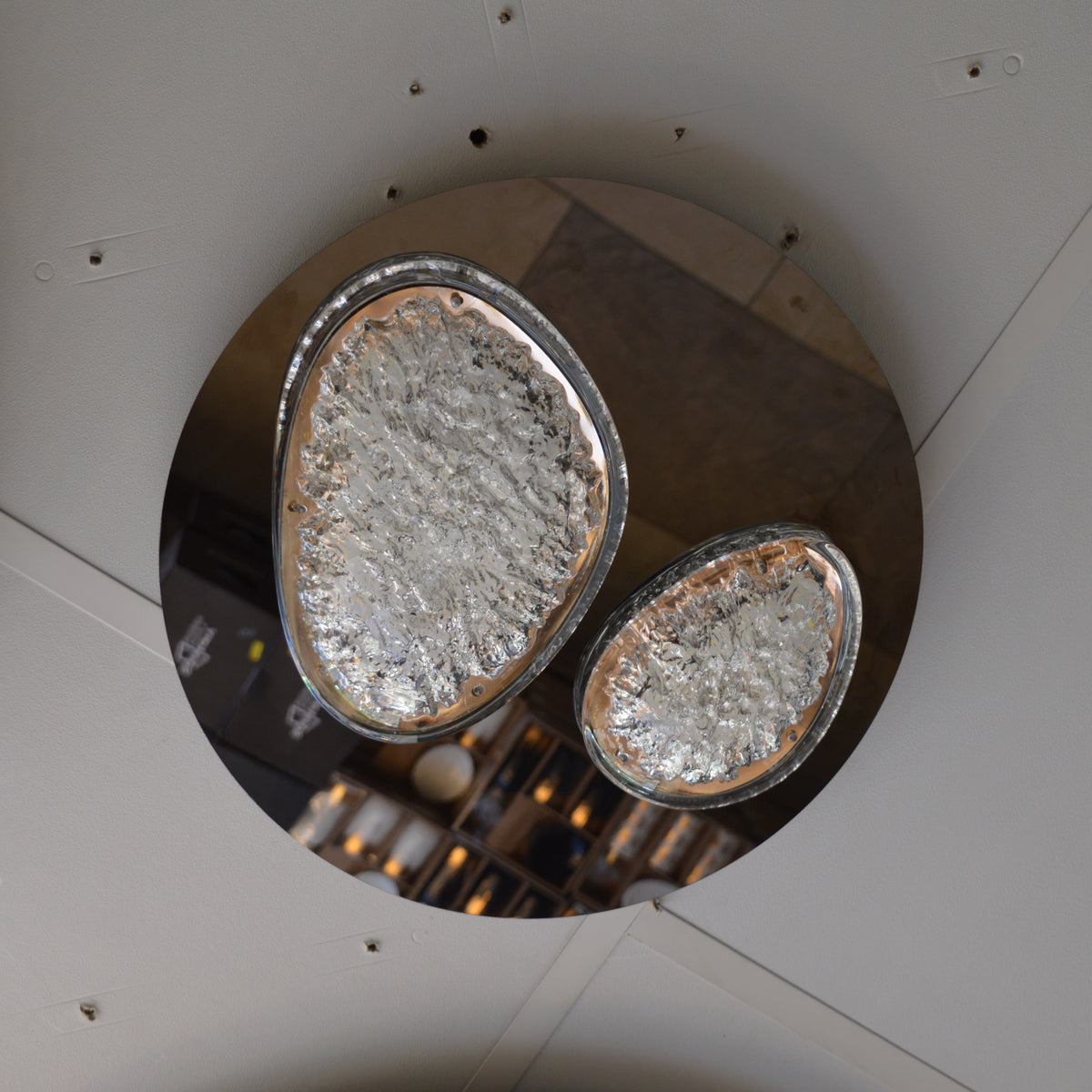 Almond Shape diffusers with an ice effect  Modern Wall mount LED Lights  -2310-1DW