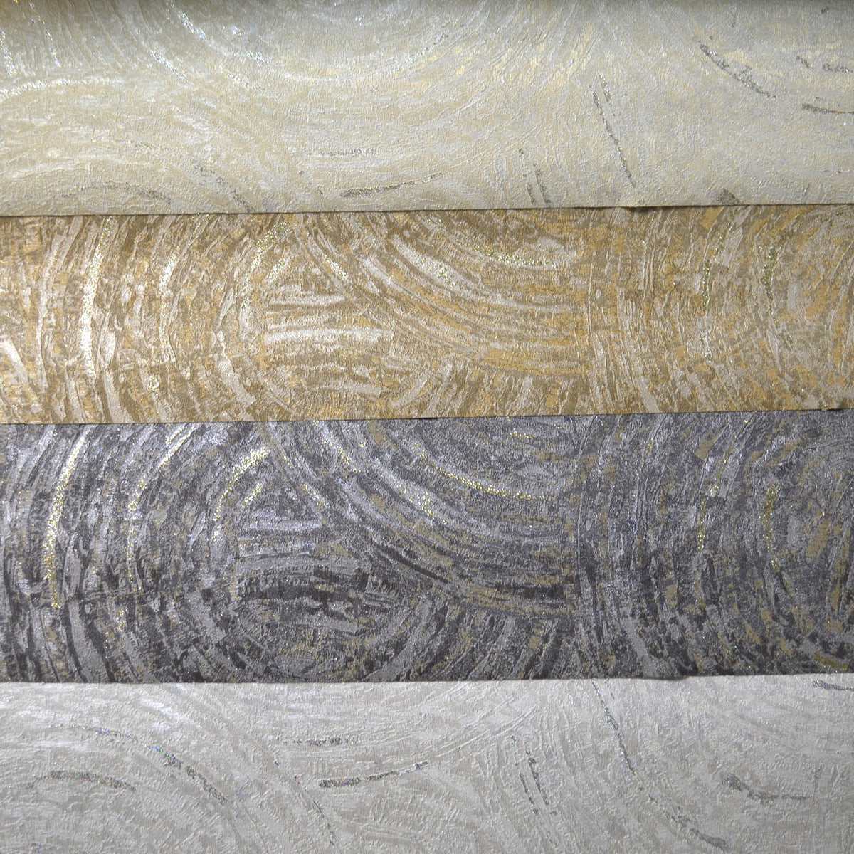 Spiral Pattern Modern Double Width wallpaper with Glitter-15mtr Length and 1mtr Width-GT11303,04,08 & 10