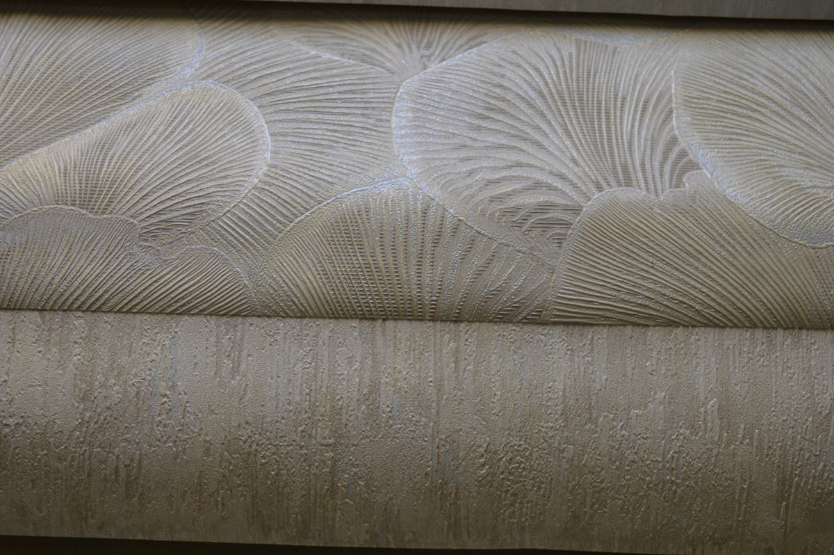 Mushroom Pattern Modern Double Width wallpaper in 3 different colours-15mtr Length and 1mtr Width-VA10202,07 & 10