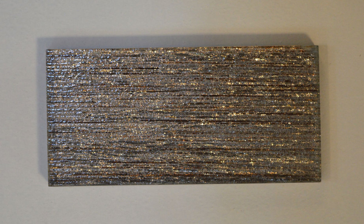 Brown Shimmering Metro Glass Mosaic Tiles-75*150*8mm-90tiles-1m2-JH14-Brown