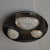Almond Shape diffusers with an ice effect  Modern Flush mount LED Ceiling Lights  -2310-800, 500 & 400