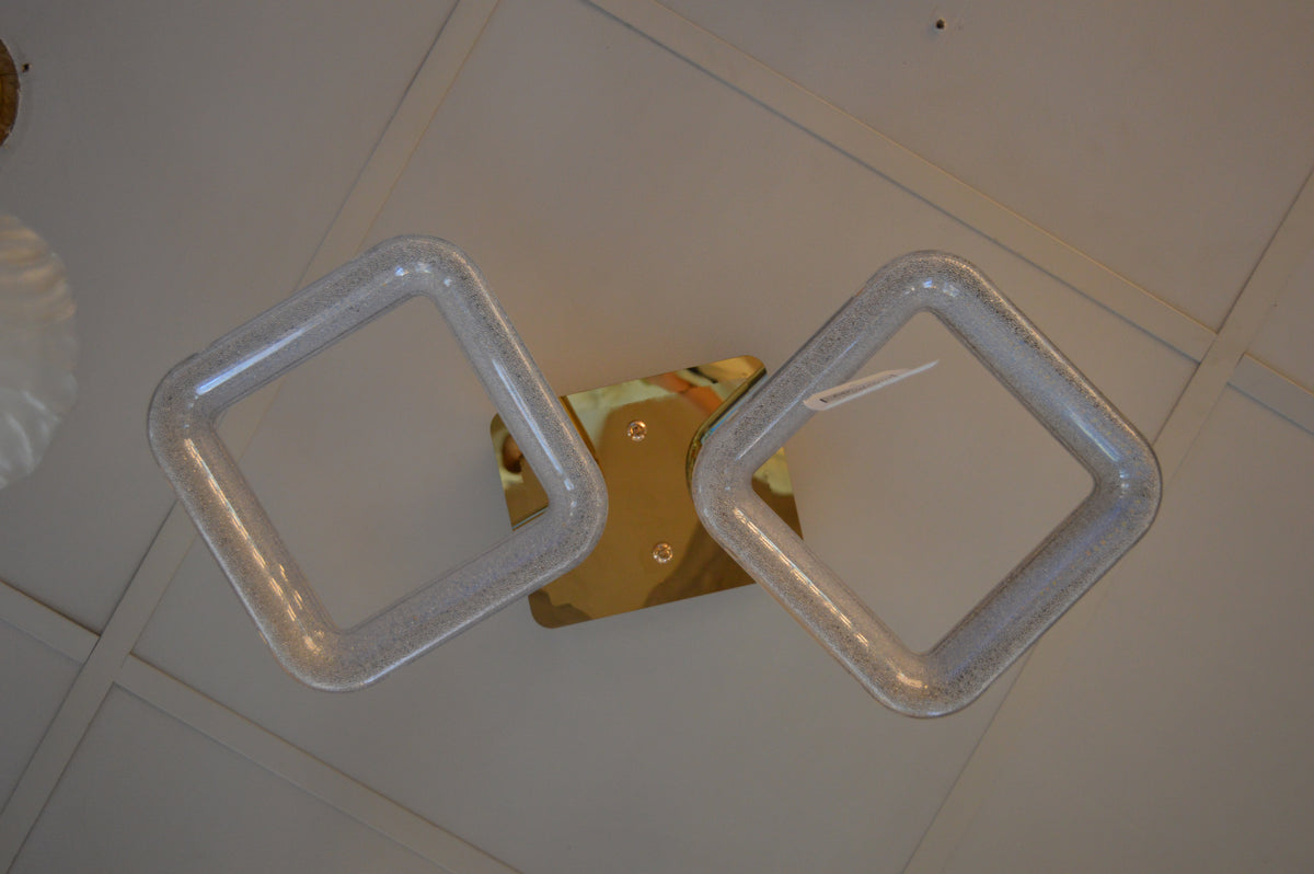 Squares & Rings Acrylic Panel LED Flush Mount Ceiling Lights -Colour Changing Feature -6221