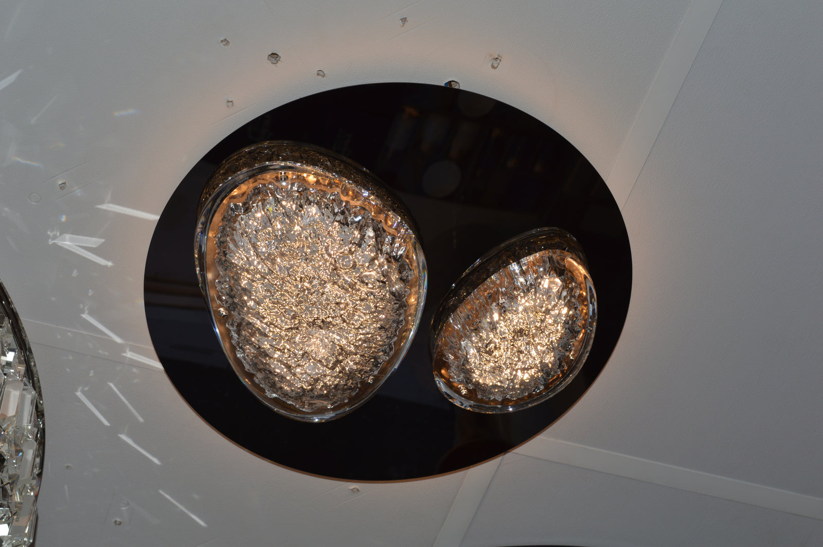 Almond Shape diffusers with an ice effect  Modern Wall mount LED Lights  -2310-1DW