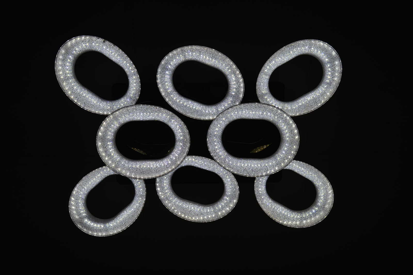 Squares & Rings Acrylic Panel LED Flush Mount Ceiling Lights -Colour Changing Feature -6221