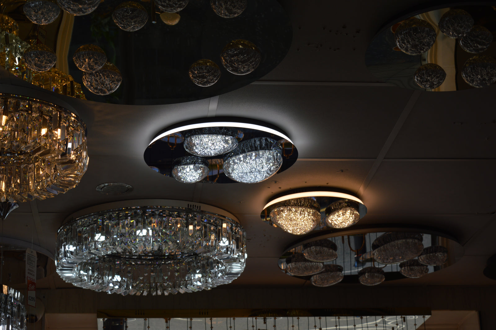 Almond Shape diffusers with an ice effect  Modern Wall mount LED Lights  -2310-1DW