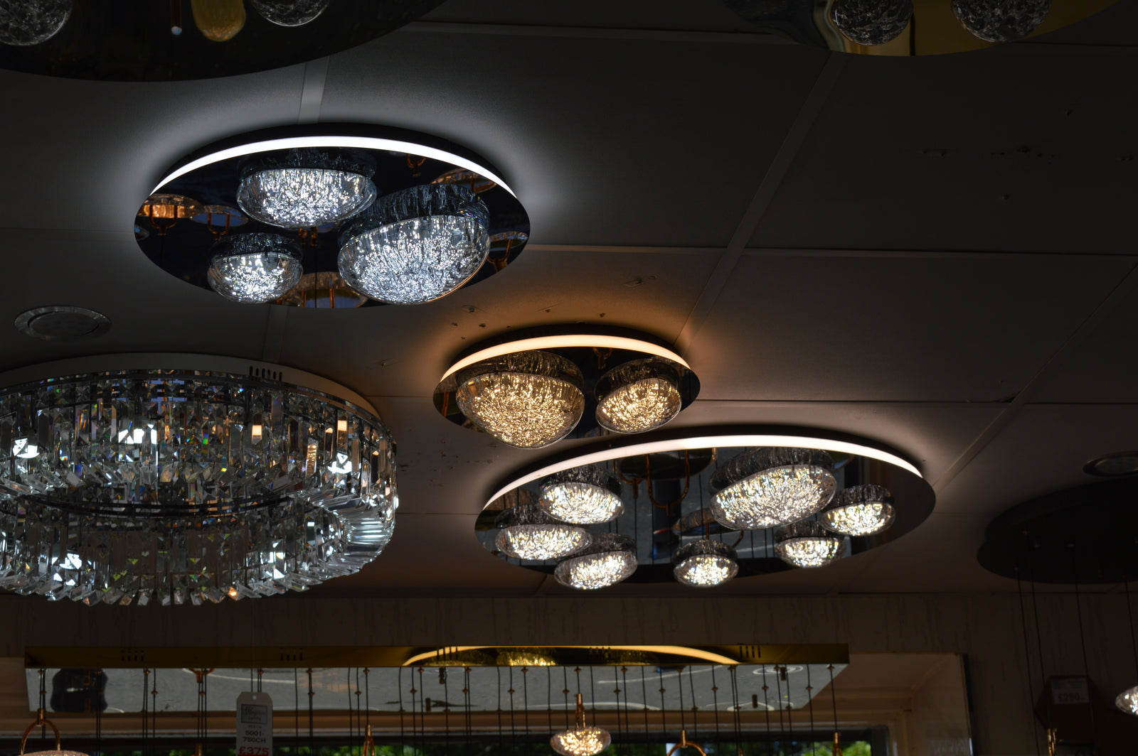 Almond Shape diffusers with an ice effect  Modern Wall mount LED Lights  -2310-1DW